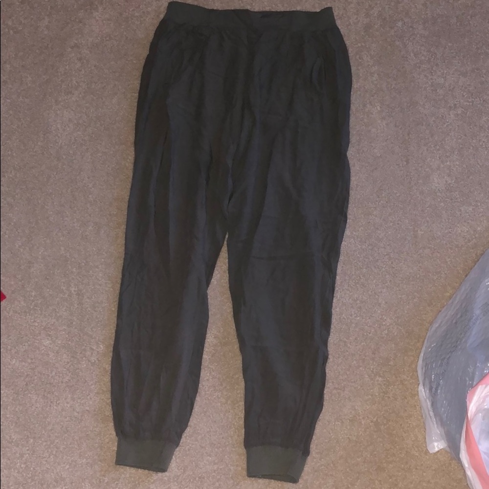 Army Green flowey pants
